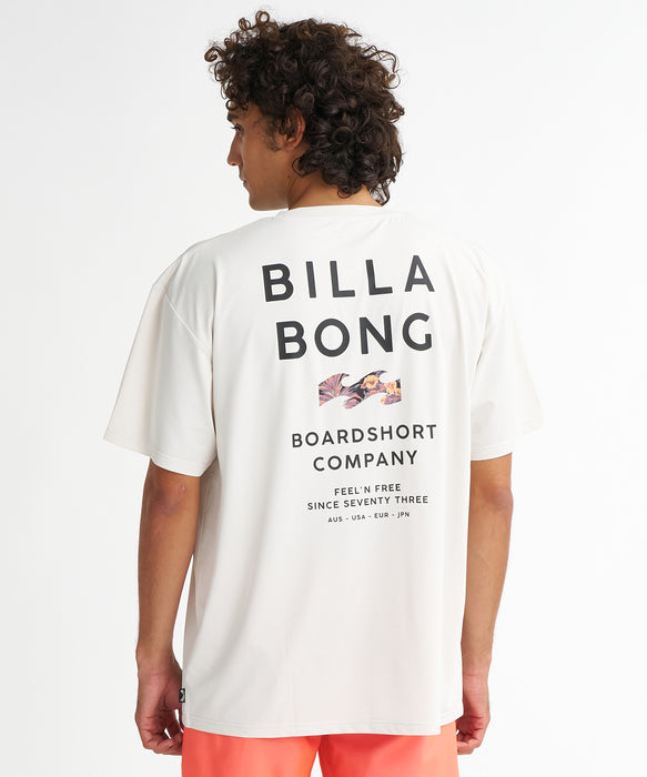 BILLABONG メンズ AIR DRY MESH TEE ラッシュガード 【2026年夏モデル】 WGY / XL