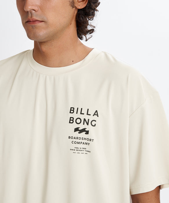 BILLABONG メンズ AIR DRY MESH TEE ラッシュガード 【2026年夏モデル】 WGY / XL