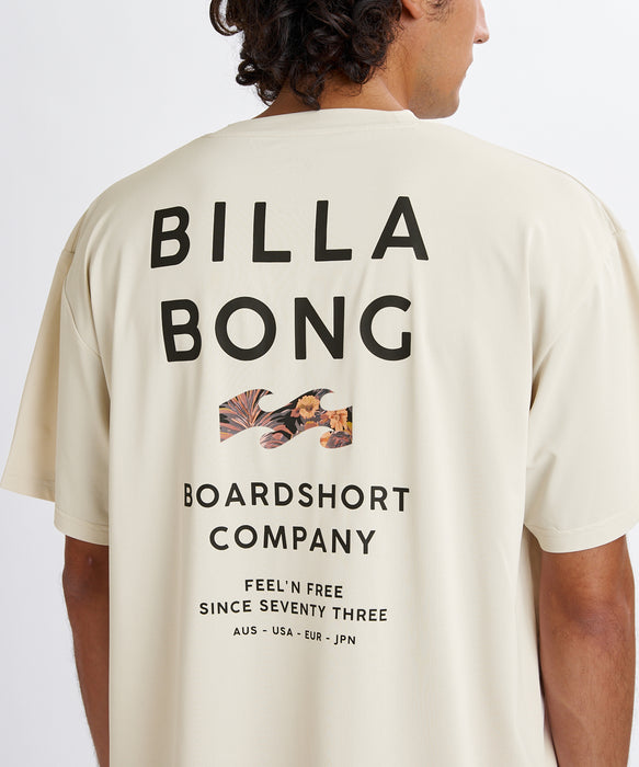 BILLABONG メンズ AIR DRY MESH TEE ラッシュガード 【2026年夏モデル】 WGY / XL