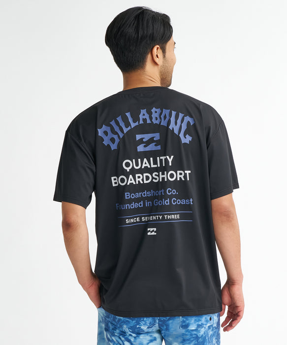 BILLABONG メンズ AIR DRY MESH TEE ラッシュガード 【2026年夏モデル】 BLK / XL