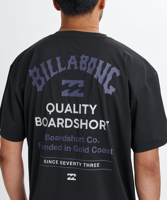 BILLABONG メンズ AIR DRY MESH TEE ラッシュガード 【2026年夏モデル】 BLK / XL