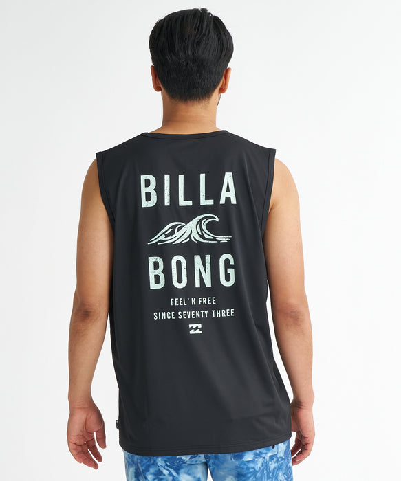 BILLABONG メンズ AIR DRY MESH TANK サーフタンクトップ 【2026年夏モデル】 BLK / XL