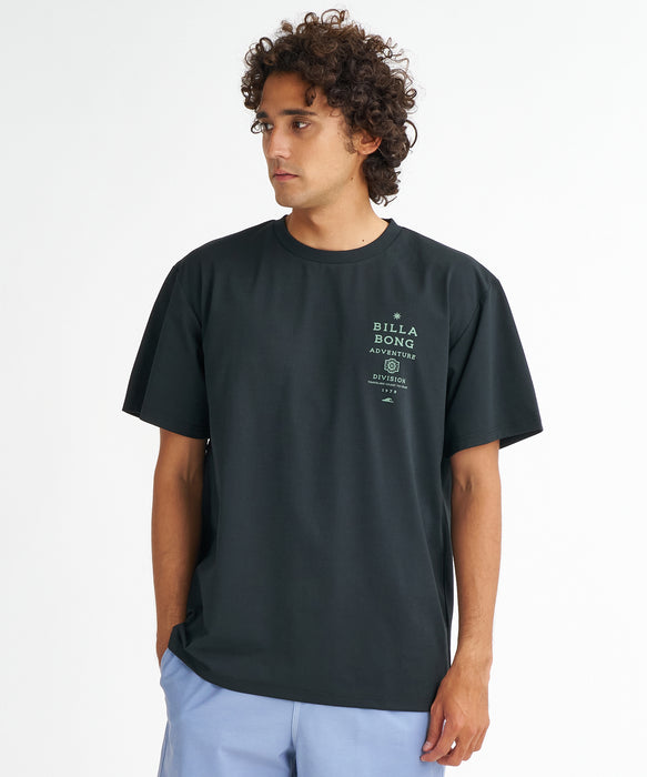 BILLABONG メンズ FIRMA STRETCH TEE サーフTシャツ 【2026年夏モデル】 BLK / XL