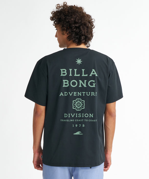 BILLABONG メンズ FIRMA STRETCH TEE サーフTシャツ 【2026年夏モデル】 BLK / XL