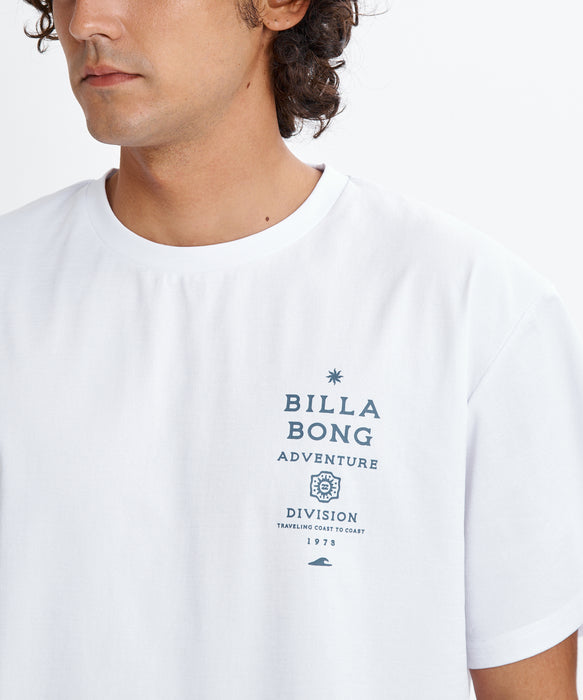 BILLABONG メンズ FIRMA STRETCH TEE サーフTシャツ 【2026年夏モデル】 WHT / XL