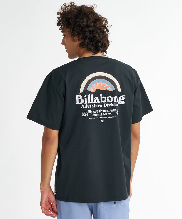 BILLABONG メンズ FIRMA STRETCH TEE サーフTシャツ 【2026年夏モデル】 BLK / XL