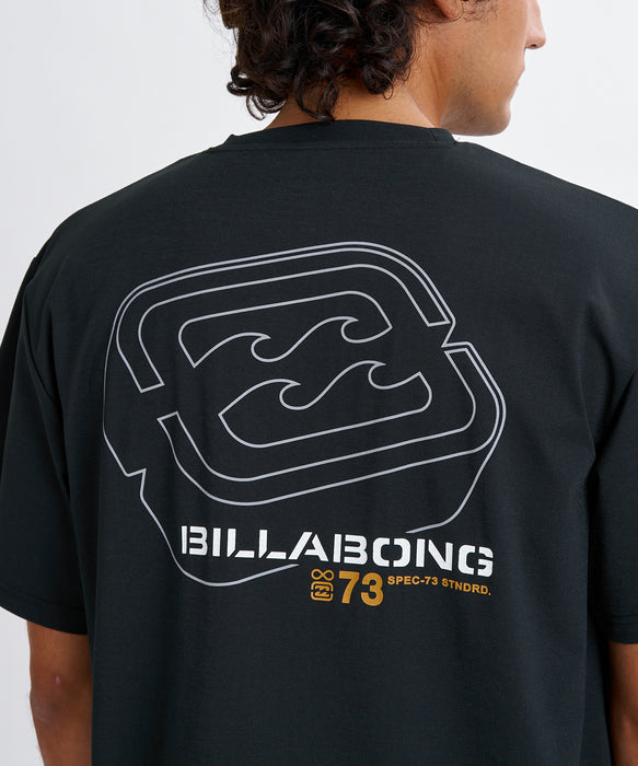 BILLABONG メンズ FIRMA STRETCH TEE サーフTシャツ 【2026年夏モデル】 BLK / XL