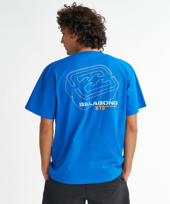 BILLABONG メンズ FIRMA STRETCH TEE サーフTシャツ 【2026年夏モデル】 BREW / XL