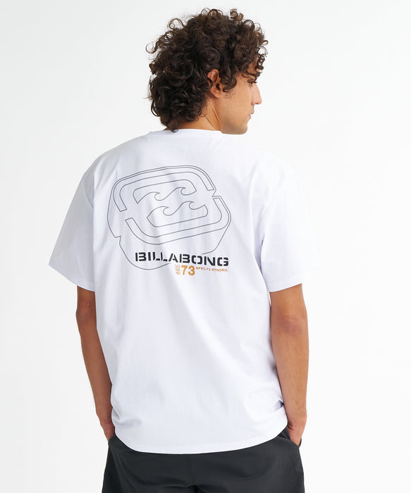 BILLABONG メンズ FIRMA STRETCH TEE サーフTシャツ 【2026年夏モデル】 WHT / XL
