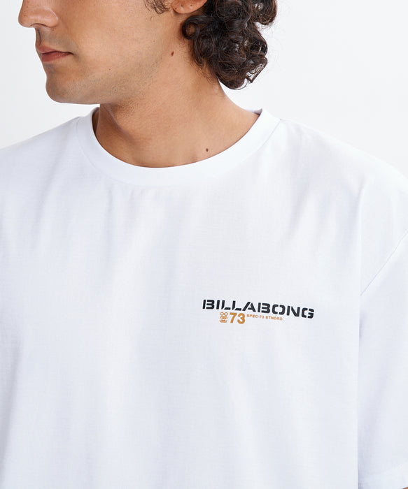 BILLABONG メンズ FIRMA STRETCH TEE サーフTシャツ 【2026年夏モデル】 WHT / XL