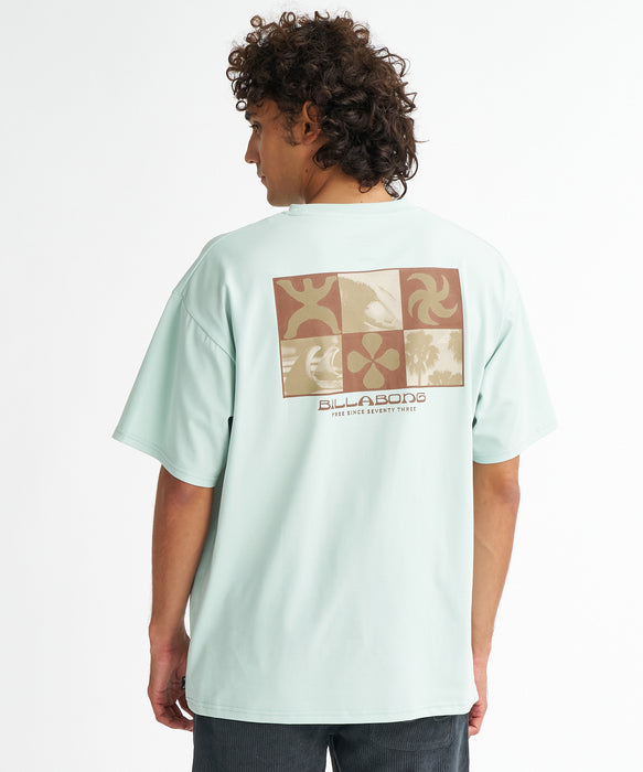 BILLABONG メンズ SOFFTY TEE サーフTシャツ 【2026年夏モデル】 VIG / XL