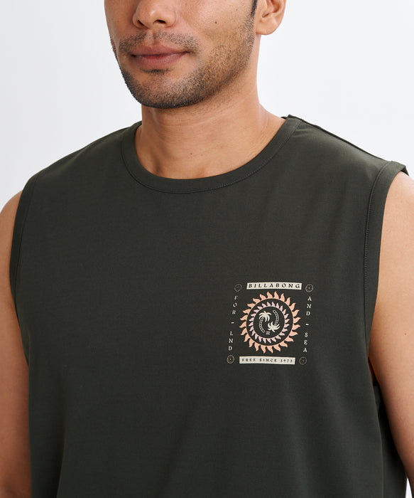 BILLABONG メンズ 【WIDE FIT】 SOFFTY TANK サーフタンクトップ