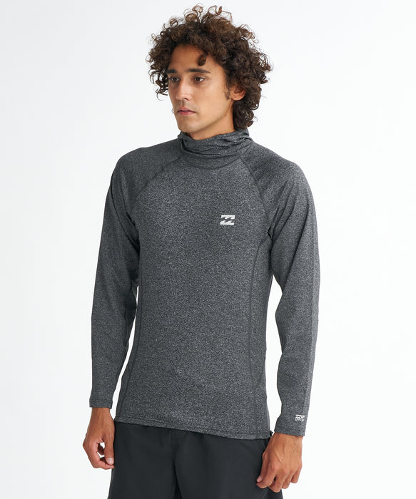 BILLABONG メンズ HOODED RASH 長袖ラッシュガード 【2026年夏モデル】 CGR / XL