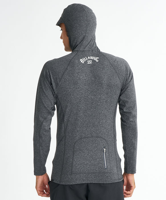 BILLABONG メンズ HOODED RASH 長袖ラッシュガード 【2026年夏モデル】 CGR / XL
