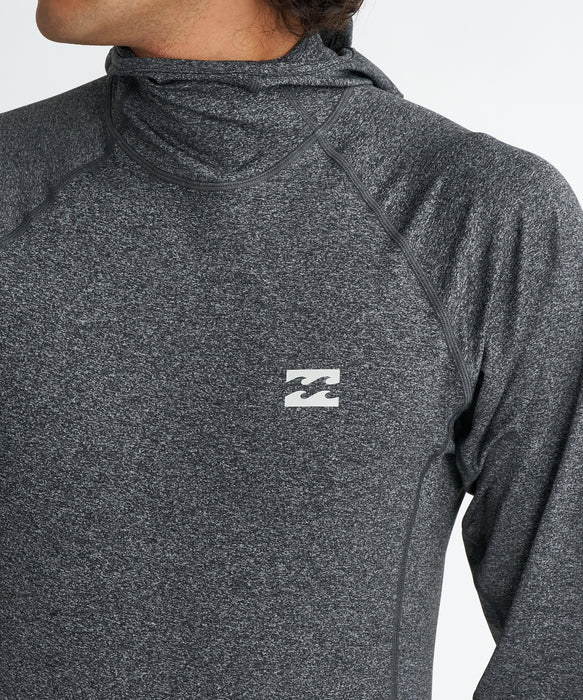 BILLABONG メンズ HOODED RASH 長袖ラッシュガード 【2026年夏モデル】 CGR / XL