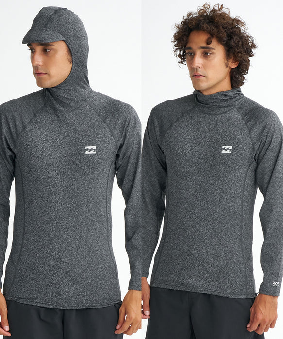 BILLABONG メンズ HOODED RASH 長袖フード付きラッシュガード 【2026年