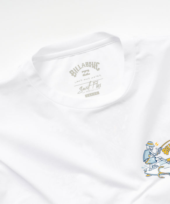 BILLABONG メンズ 【MEGABASS×BILLABONG】 
【OVER FIT】
MEGABASS SURF FLEX サーフTシャツ 【2026年夏モデル】