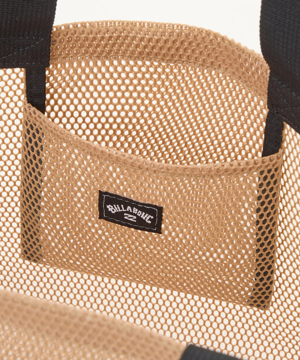 BILLABONG メンズ MESH TOTEBAG MINI トートバッグ 【2026年夏モデル】 BEG / F