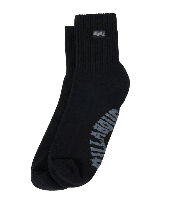 BILLABONG メンズ LOGO SOCKS ソックス 【2026年夏モデル】 BLK / F
