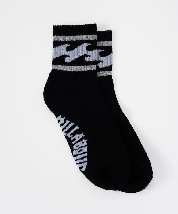 BILLABONG メンズ WAVE SOCKS ソックス 【2026年夏モデル】 BLK / F
