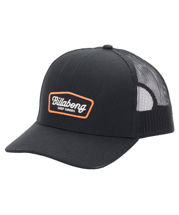 BILLABONG メンズ WALLED TRUCKER キャップ 【2026年夏モデル】 BLK / F