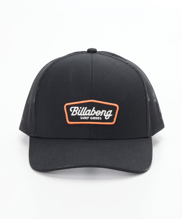 BILLABONG メンズ WALLED TRUCKER キャップ 【2026年夏モデル】 BLK / F