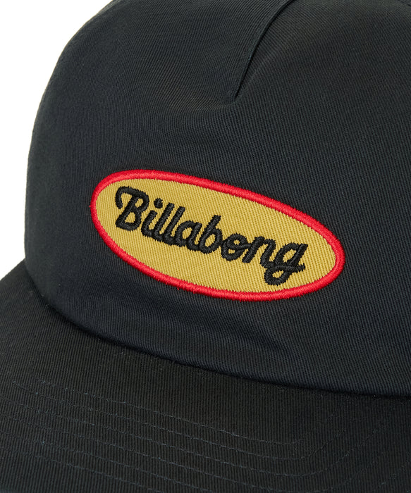 BILLABONG メンズ CAUTION SNAPBACK キャップ 【2026年夏モデル】 BLK / F