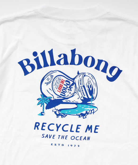 BILLABONG メンズ RECYCLE ME 【ORION BEER x BILLABONG COLLECTION】【OVER FIT】Tシャツ 【2026年夏モデル】