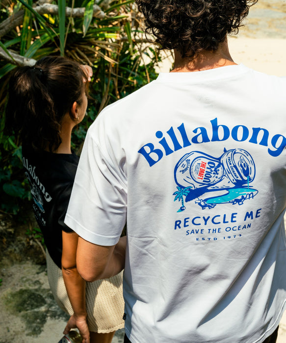 BILLABONG メンズ RECYCLE ME 【ORION BEER x BILLABONG COLLECTION】【OVER FIT】Tシャツ 【2026年夏モデル】