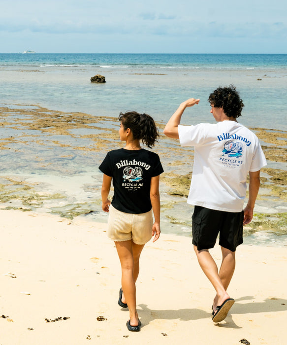 BILLABONG ウィメンズ RECYCLE ME【ORION BEER x BILLABONG COLLECTION】【BABY FIT
】 Tシャツ 【2026年夏モデル】