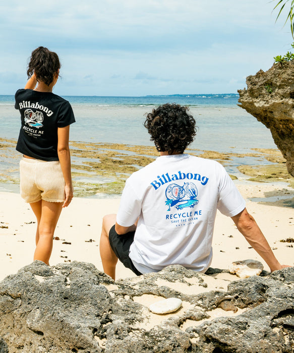BILLABONG ウィメンズ RECYCLE ME【ORION BEER x BILLABONG COLLECTION】【BABY FIT
】 Tシャツ 【2026年夏モデル】
