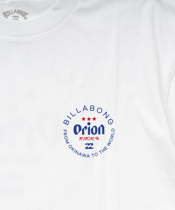 BILLABONG メンズ ORION CIRCLE 【ORION BEER x BILLABONG COLLECTION】【OVER FIT】Tシャツ 【2026年夏モデル】