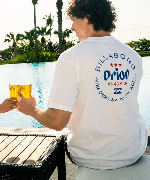 BILLABONG メンズ ORION CIRCLE 【ORION BEER x BILLABONG COLLECTION】【OVER FIT】Tシャツ 【2026年夏モデル】