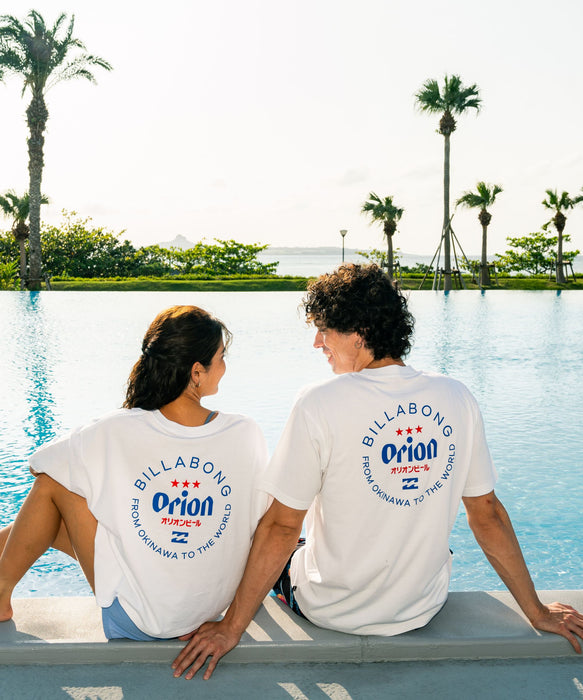BILLABONG メンズ ORION CIRCLE 【ORION BEER x BILLABONG COLLECTION】【OVER FIT】Tシャツ 【2026年夏モデル】