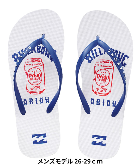 BILLABONG メンズ ORION THONGS 【ORION BEER x BILLABONG COLLECTION】ビーチサンダル 【2026年夏モデル】