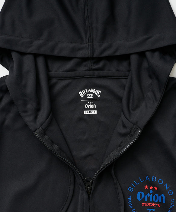 BILLABONG メンズ RASH ZIP HOOD 【ORION BEER x BILLABONG COLLECTION】ジップラッシュガード 【2026年夏モデル】