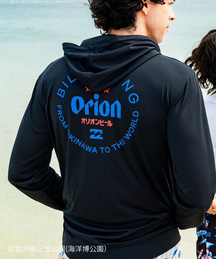 BILLABONG メンズ RASH ZIP HOOD 【ORION BEER x BILLABONG COLLECTION