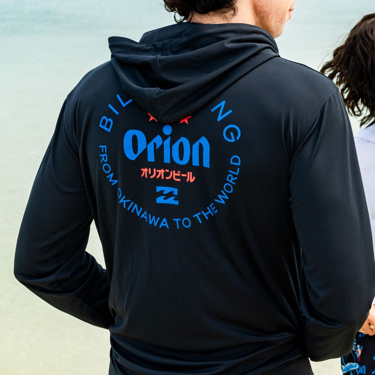 BILLABONG メンズ RASH ZIP HOOD 【ORION BEER x BILLABONG COLLECTION