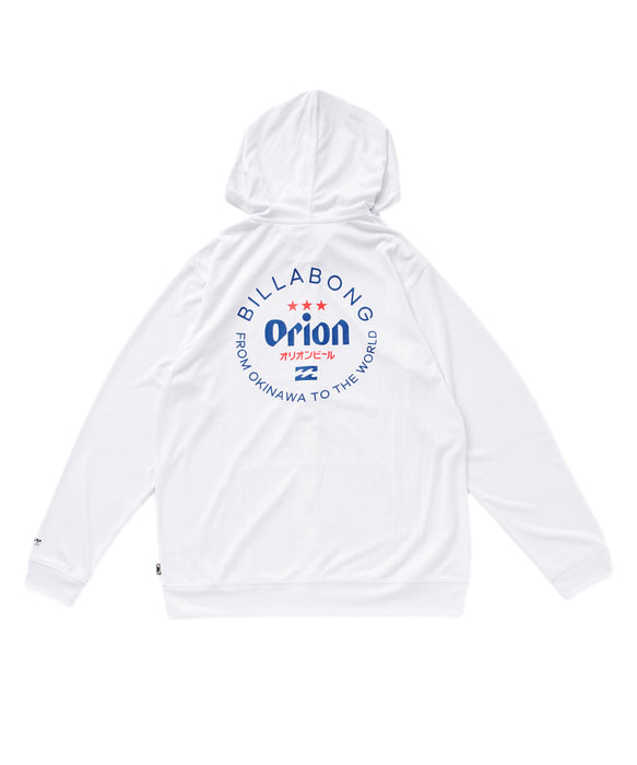 BILLABONG メンズ RASH ZIP HOOD 【ORION BEER x BILLABONG COLLECTION】ジップラッシュガード 【2026年夏モデル】