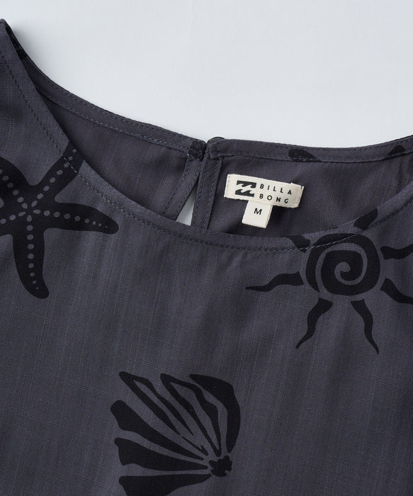 BILLABONG ウィメンズ BEACH LIVIN TANK 半袖シャツ 【2026年夏モデル】 BLK / M