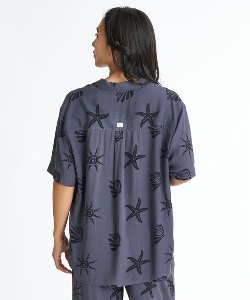 BILLABONG ウィメンズ BEACH LIVIN SHIRTS 半袖シャツ 【2026年夏モデル】 BLK / M