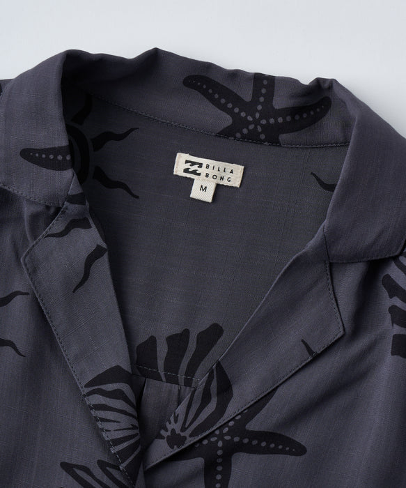 BILLABONG ウィメンズ BEACH LIVIN SHIRTS 半袖シャツ 【2026年夏モデル】 BLK / M