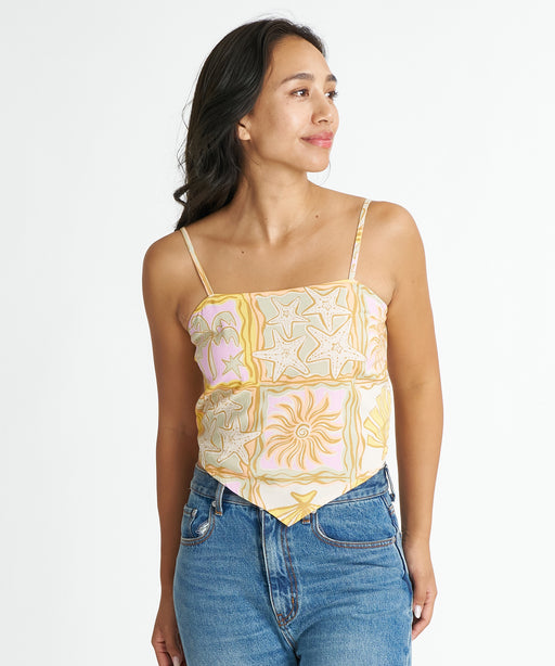 BILLABONG ウィメンズ SUMMER BABE WVN TANK 半袖シャツ 【2026年夏モデル】 SLI / S