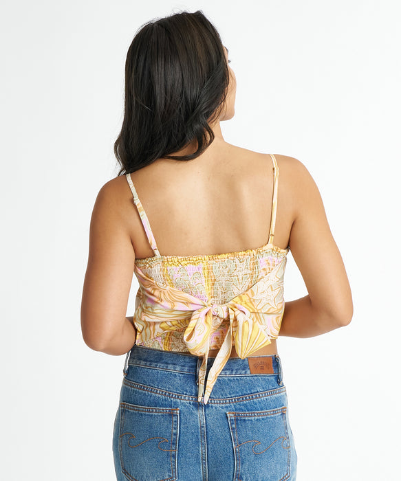 BILLABONG ウィメンズ SUMMER BABE WVN TANK 半袖シャツ 【2026年夏モデル】 SLI / S