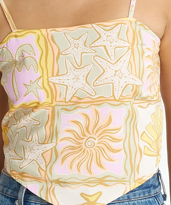 BILLABONG ウィメンズ SUMMER BABE WVN TANK 半袖シャツ 【2026年夏モデル】 SLI / S