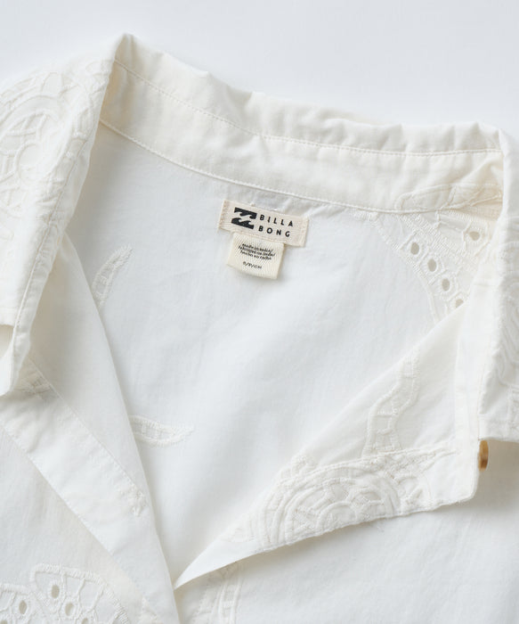BILLABONG ウィメンズ BEACH LIVIN SHIRT 半袖シャツ 【2026年夏モデル】 SCS1 / S