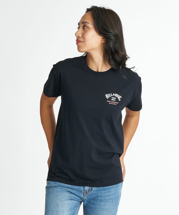 BILLABONG ウィメンズ SQUARE BOY FIT TEE Tシャツ 【2026年夏モデル】 BLK / L