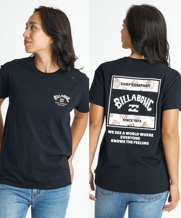 BILLABONG ウィメンズ 【BOY FIT】 
SQUARE BOY FIT TEE Tシャツ 【2026年夏モデル】