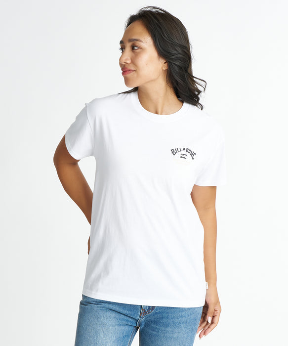 BILLABONG ウィメンズ SQUARE BOY FIT TEE Tシャツ 【2026年夏モデル】 WHT / L