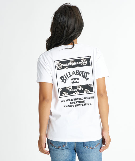 BILLABONG ウィメンズ SQUARE BOY FIT TEE Tシャツ 【2026年夏モデル】 WHT / L